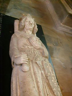 Tombeau de Charles Ier de d'Anjou à la Basilique de Saint-Denis, France